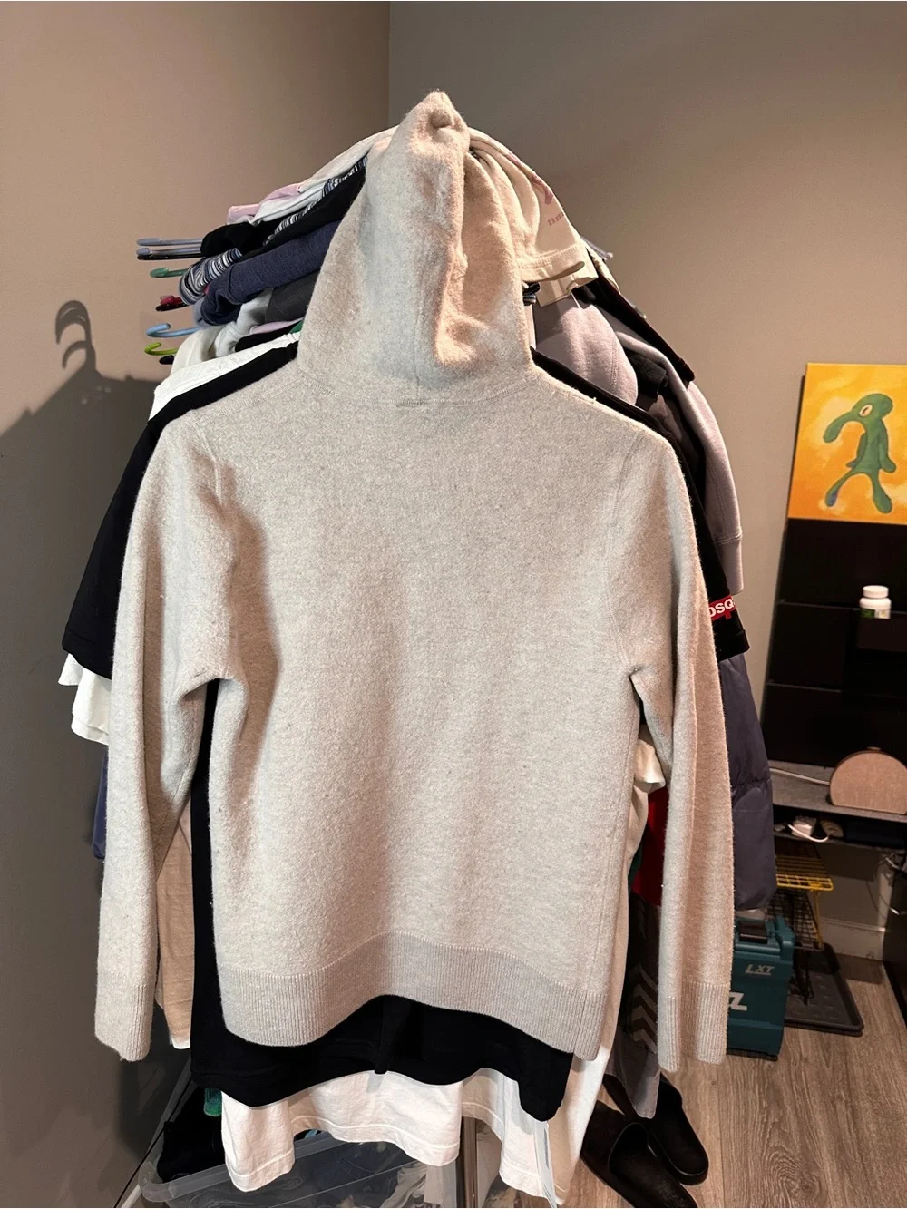 Aspesi Men’s Wool Hoodie Sweatshirt Size 48 Pre-Owned